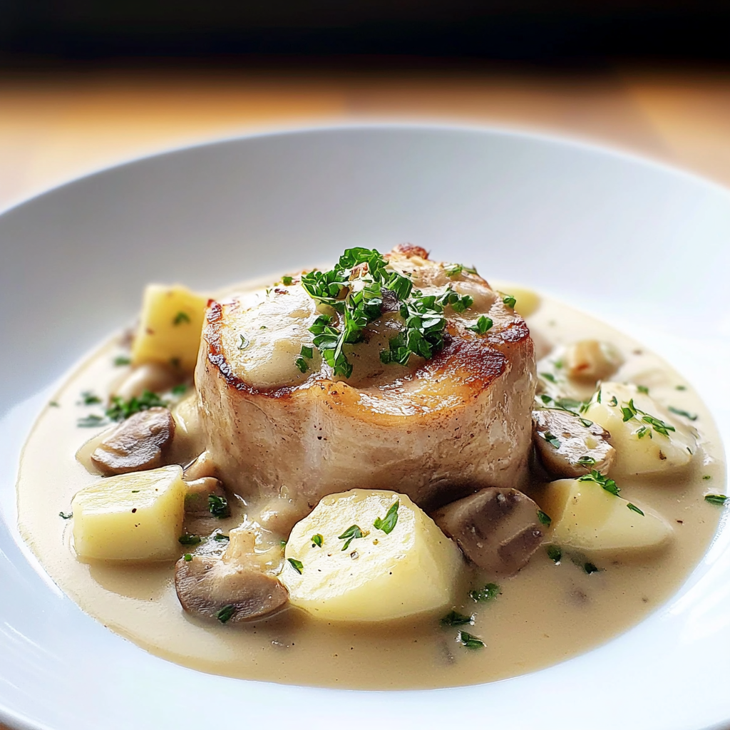 Blanquette de veau à l'ancienne depuis recettemoderne