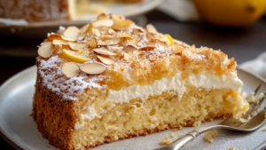 Gâteau à la Ricotta, Amande & Citron