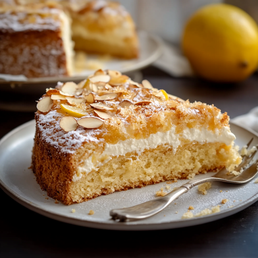 Gâteau à la Ricotta, Amande & Citron