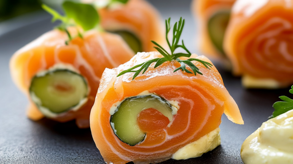 Roulés de Saumon Fumé à l’Avocat