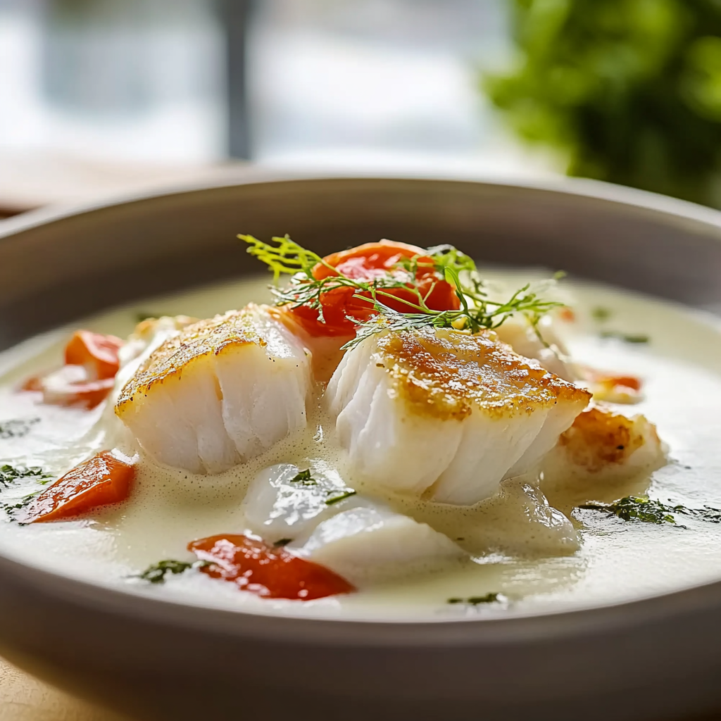 Blanquette de poissons au lait de coco depuis recettemoderne