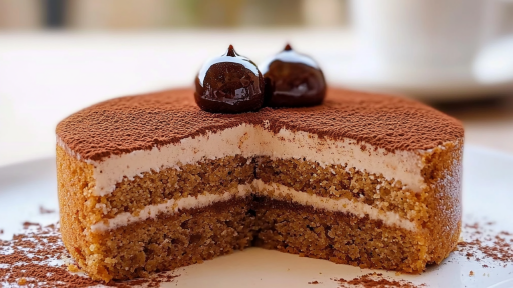 Gâteau Magique au Café : Un Délice en Trois Couches