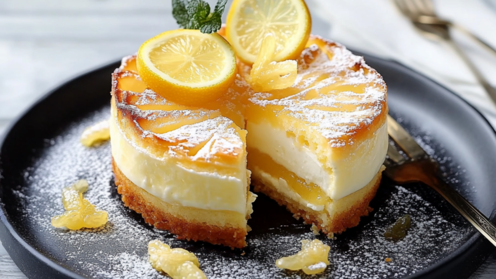Gâteau au fromage blanc et citron depuis recettemodern
