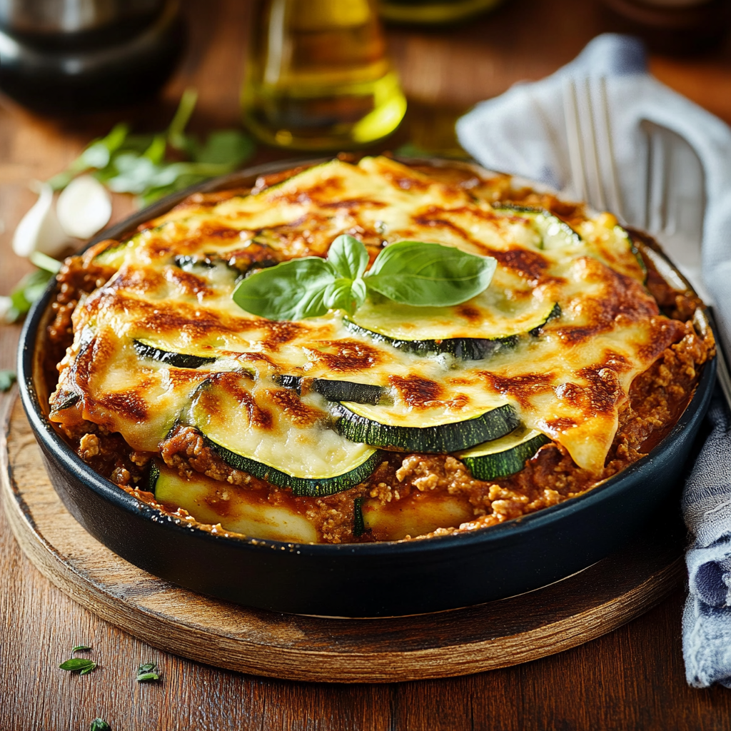 Moussaka aux courgettes depuis recettemoderne