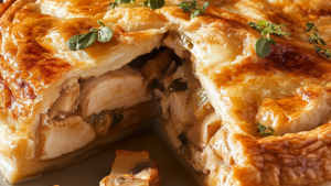 Tourte Poulet Champignons