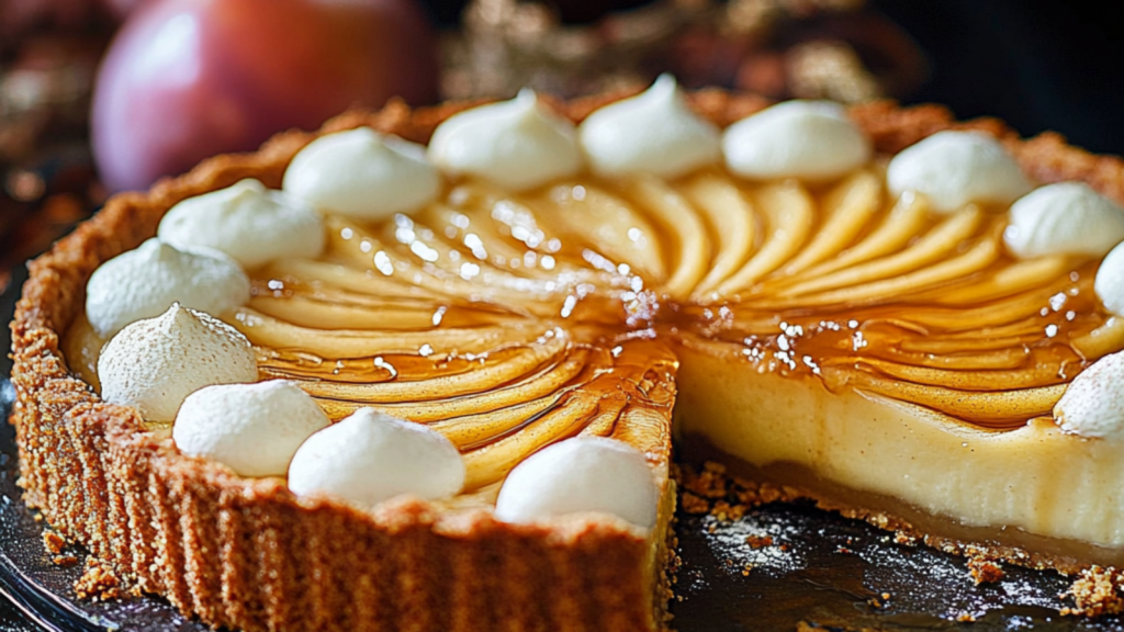 Tarte Vanille Pomme Noisette Caramel : Délice Gourmand