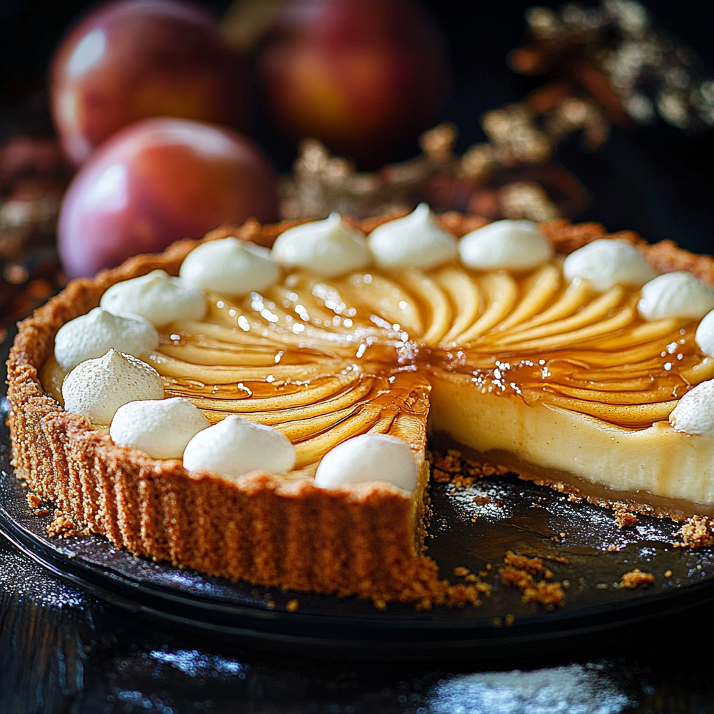 Tarte Vanille Pomme Noisette Caramel : Délice Gourmand