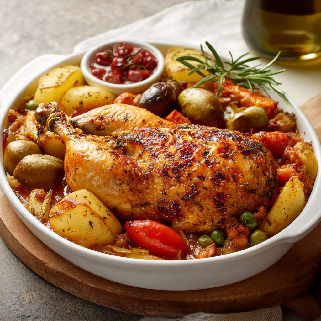 Poulet à l'espagnole depuis recettemoderne