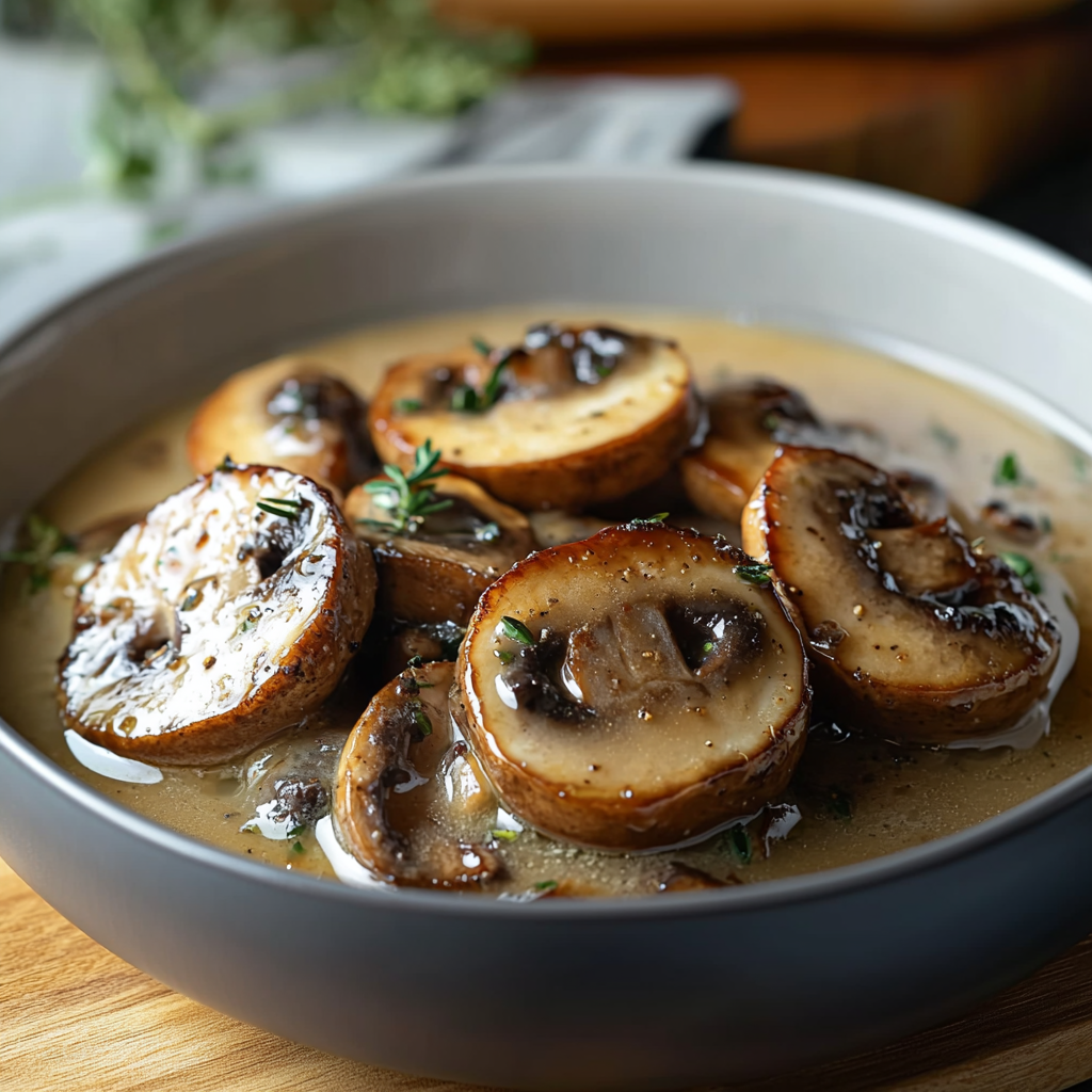 SAUCE FORESTIÈRE AUX CHAMPIGNONS depuis recettemoderne