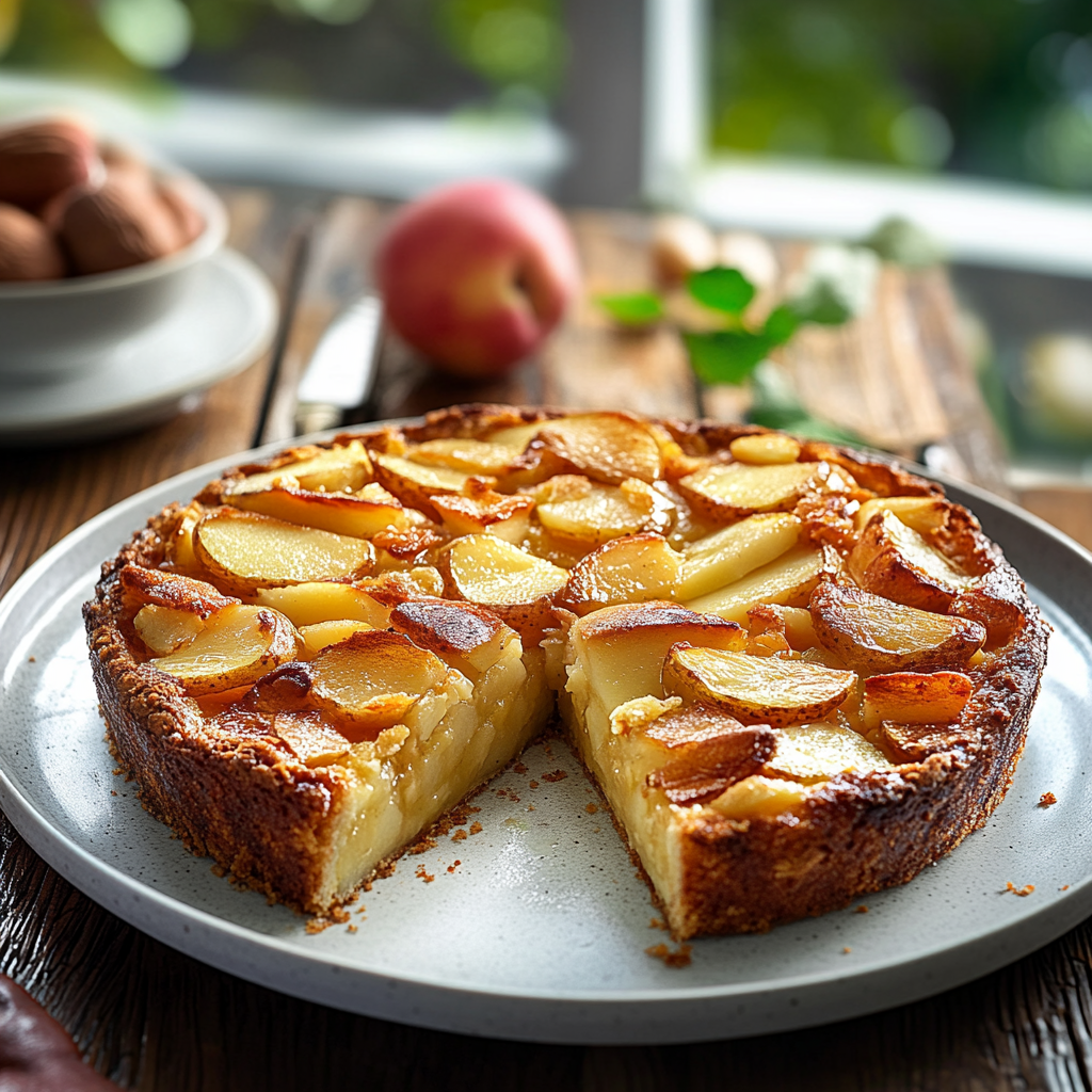 La Grimolle aux pommes et aux amandes depuis recettemoderne