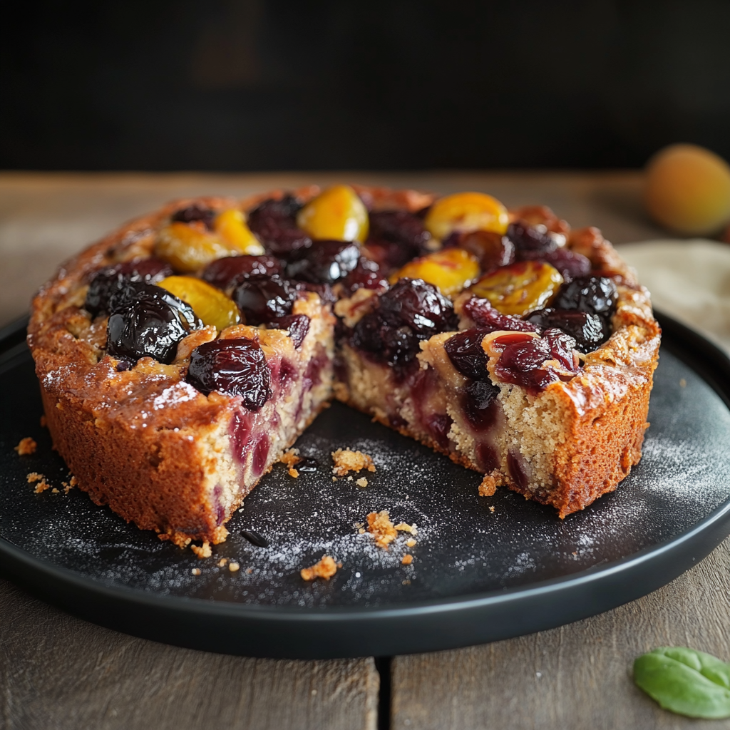 Gâteau Noisettine aux Prunes