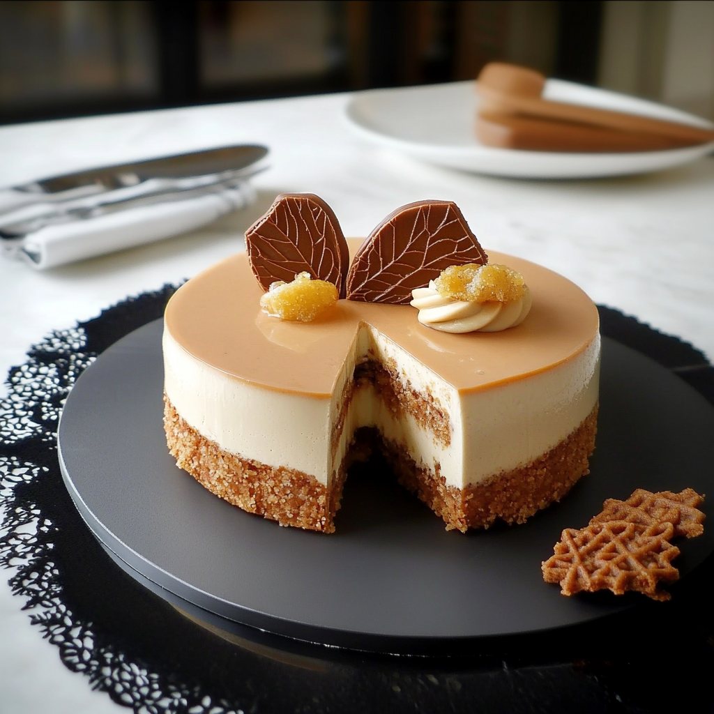 Bavarois pomme speculoos depuis recettemoderne