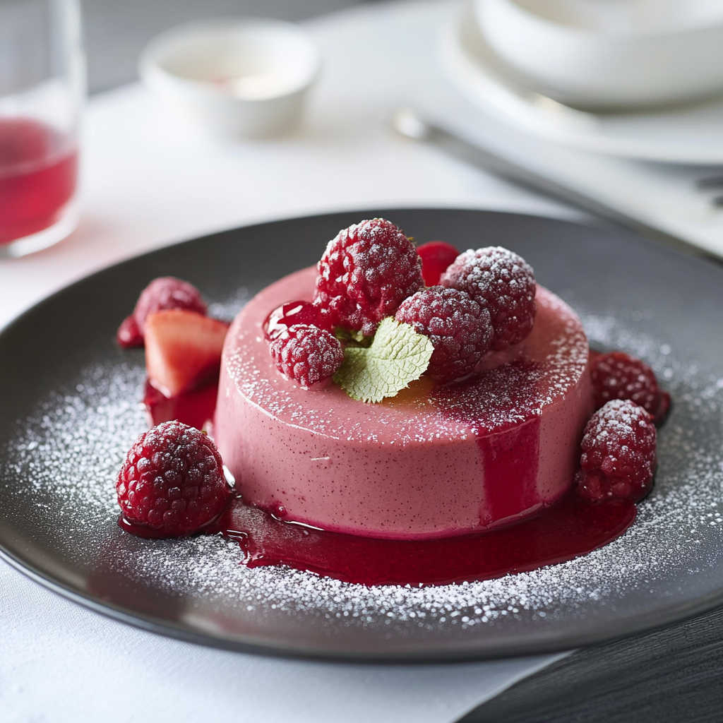 Croustillant aux framboises depuis recettemoderne