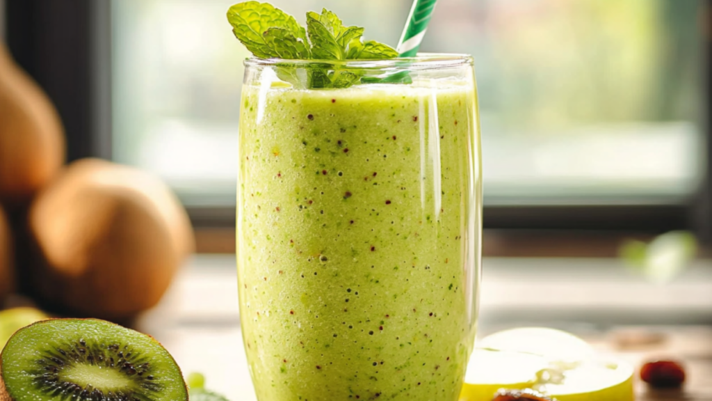 Smoothie Avocat-Pomme-Raisin