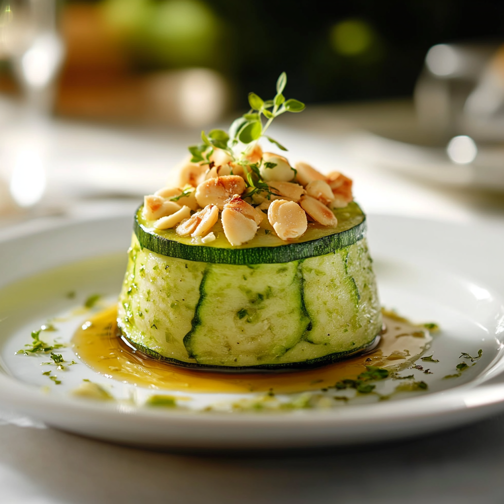 Flans Courgettes Amandes