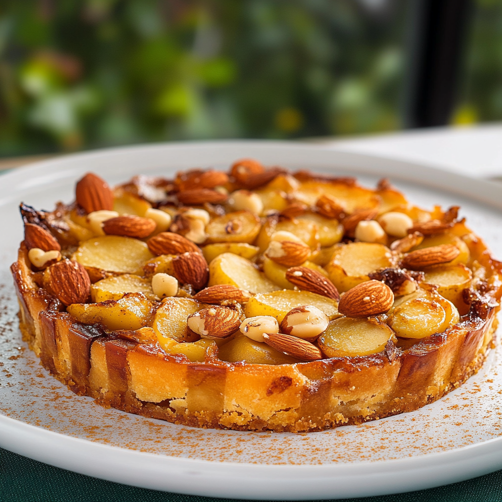 La Grimolle aux pommes et aux amandes depuis recettemoderne