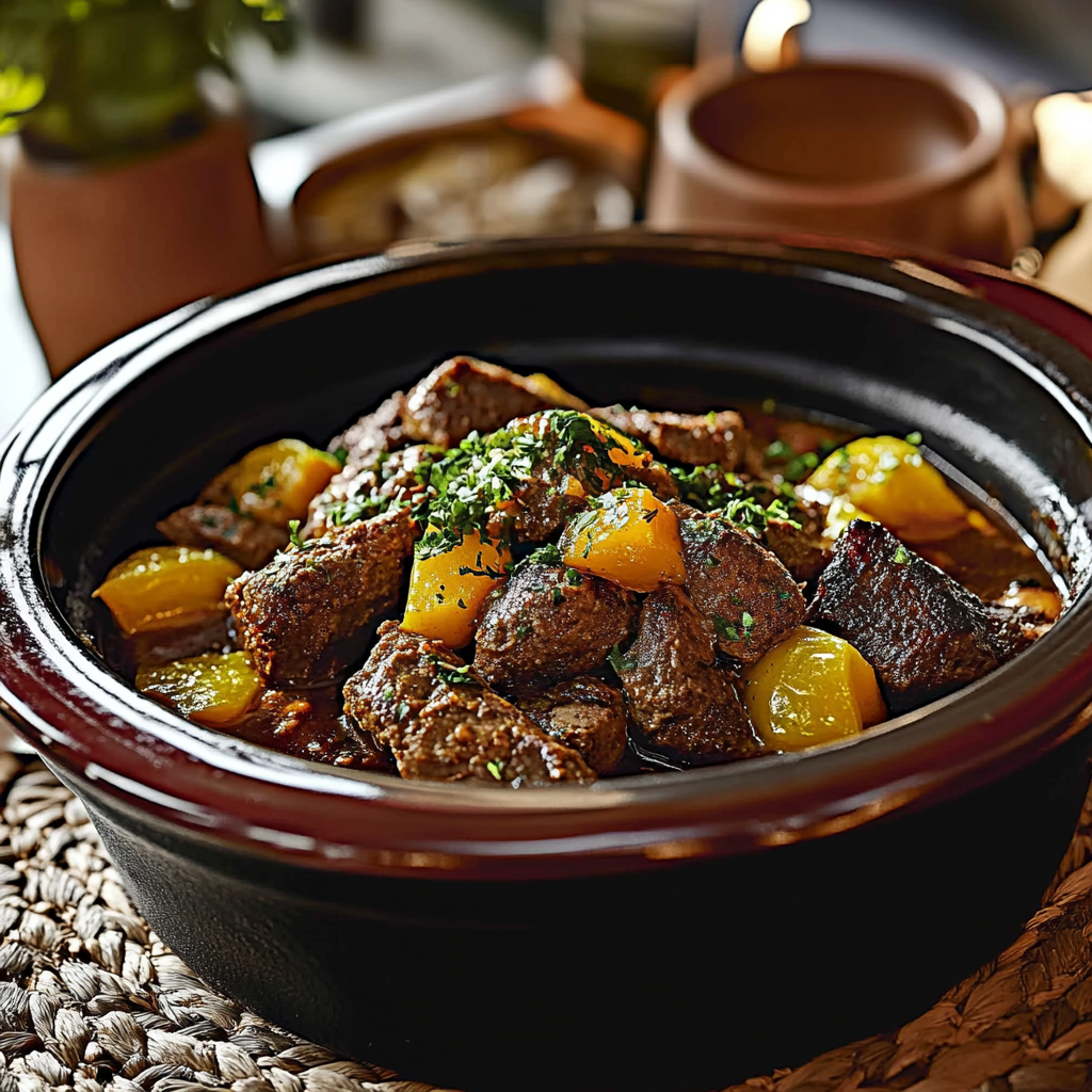 Tajine de Bœuf au Cumin : Saveurs Orientales Intenses