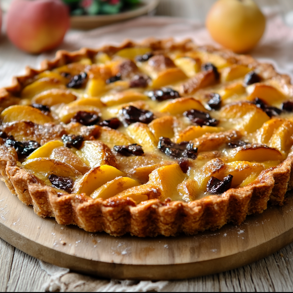 Tarte Gasconne aux Pommes et Pruneaux