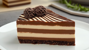 Mousse Zébrée aux Deux Chocolats