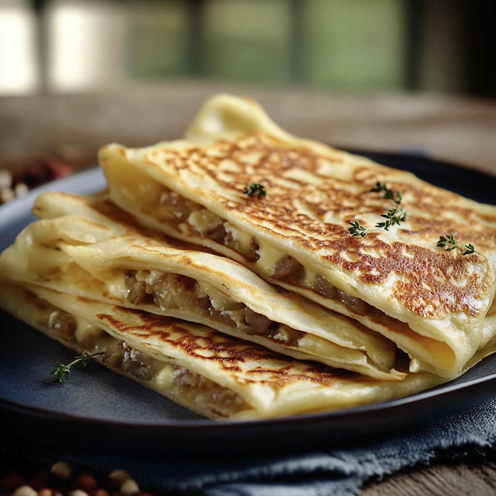 Crêpe turque farcie ou Gözleme depuis recettemoderne