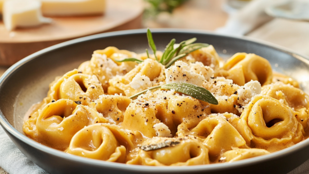 Tortellini Sauce Crémeuse au Fromage