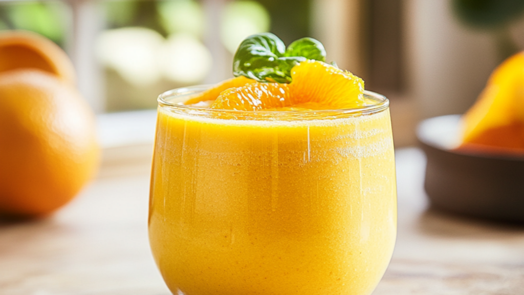 Smoothie Pêche-Orange Délicieux et Revitalisant
