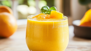 Smoothie Pêche-Orange Délicieux et Revitalisant