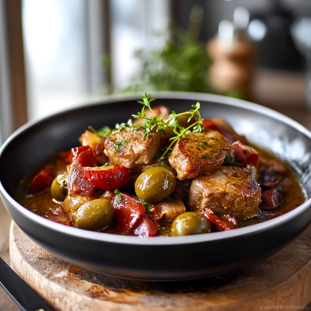 Sauté de Veau aux Olives
