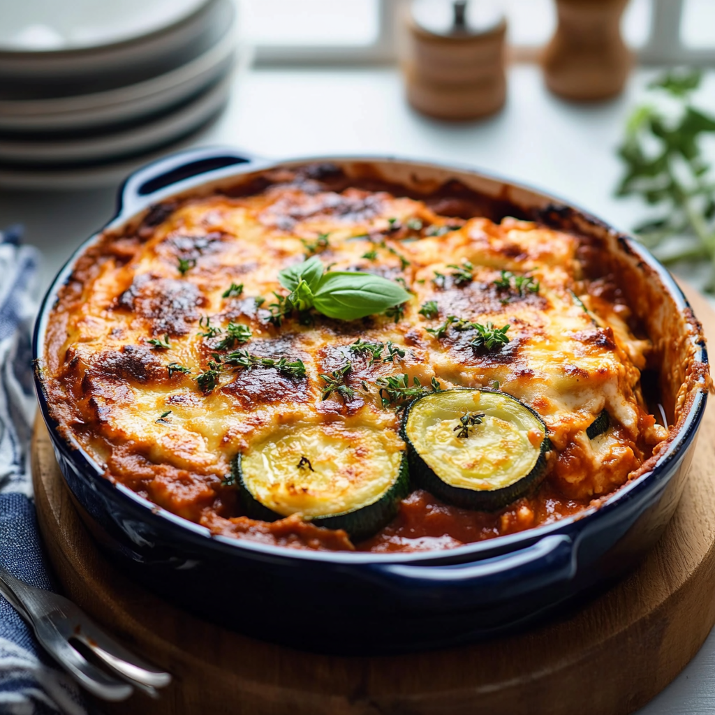 Moussaka aux courgettes depuis recettemoderne