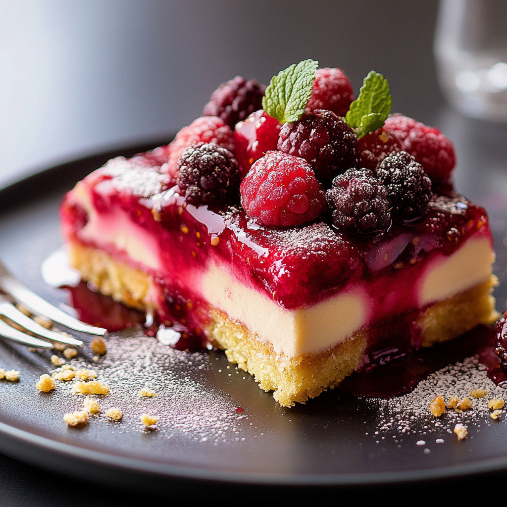 Croustillant aux framboises depuis recettemoderne