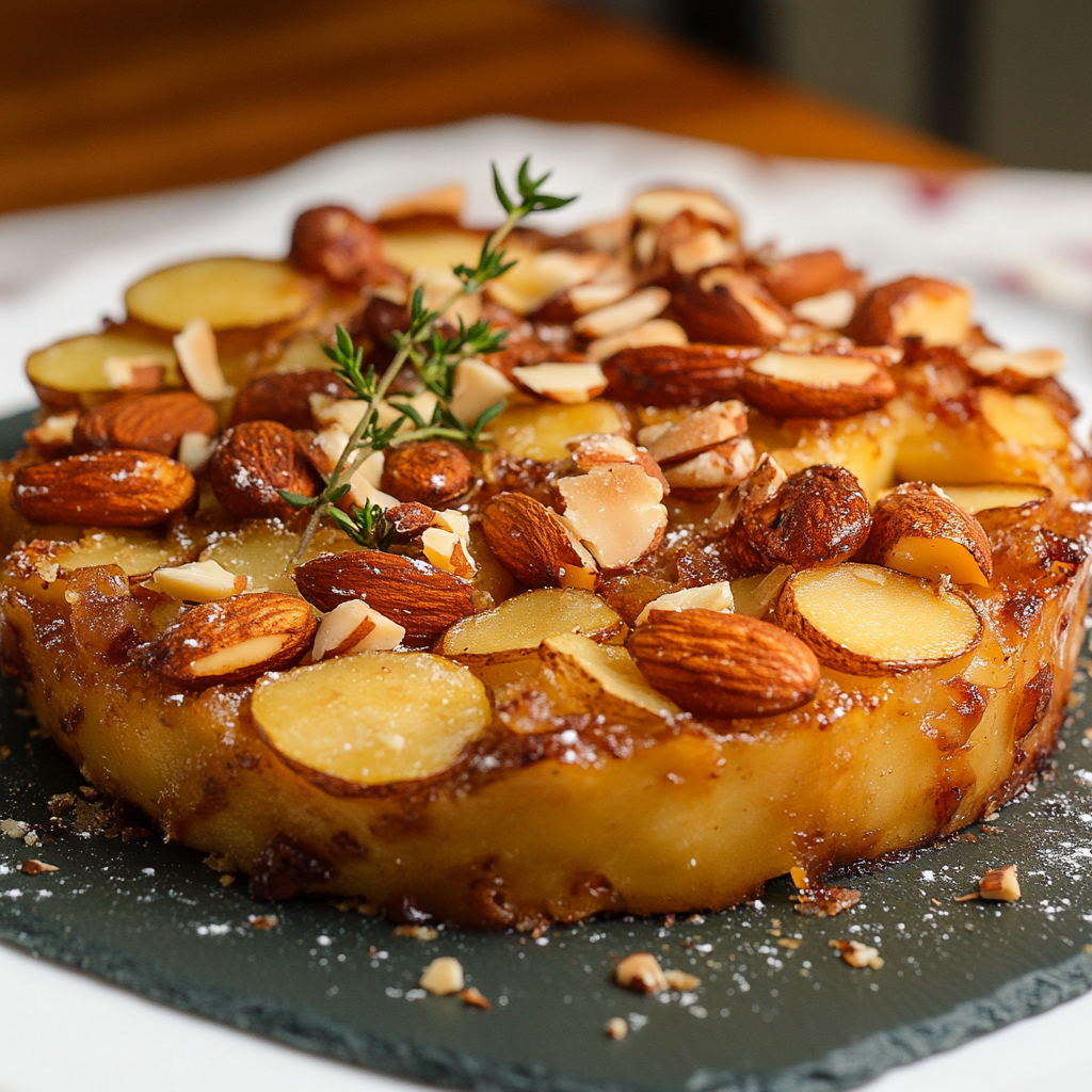 La Grimolle aux pommes et aux amandes depuis recettemoderne