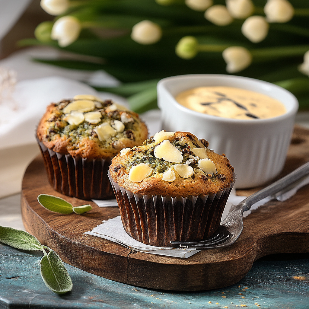 Muffins Salés à l'Ail des Ours
