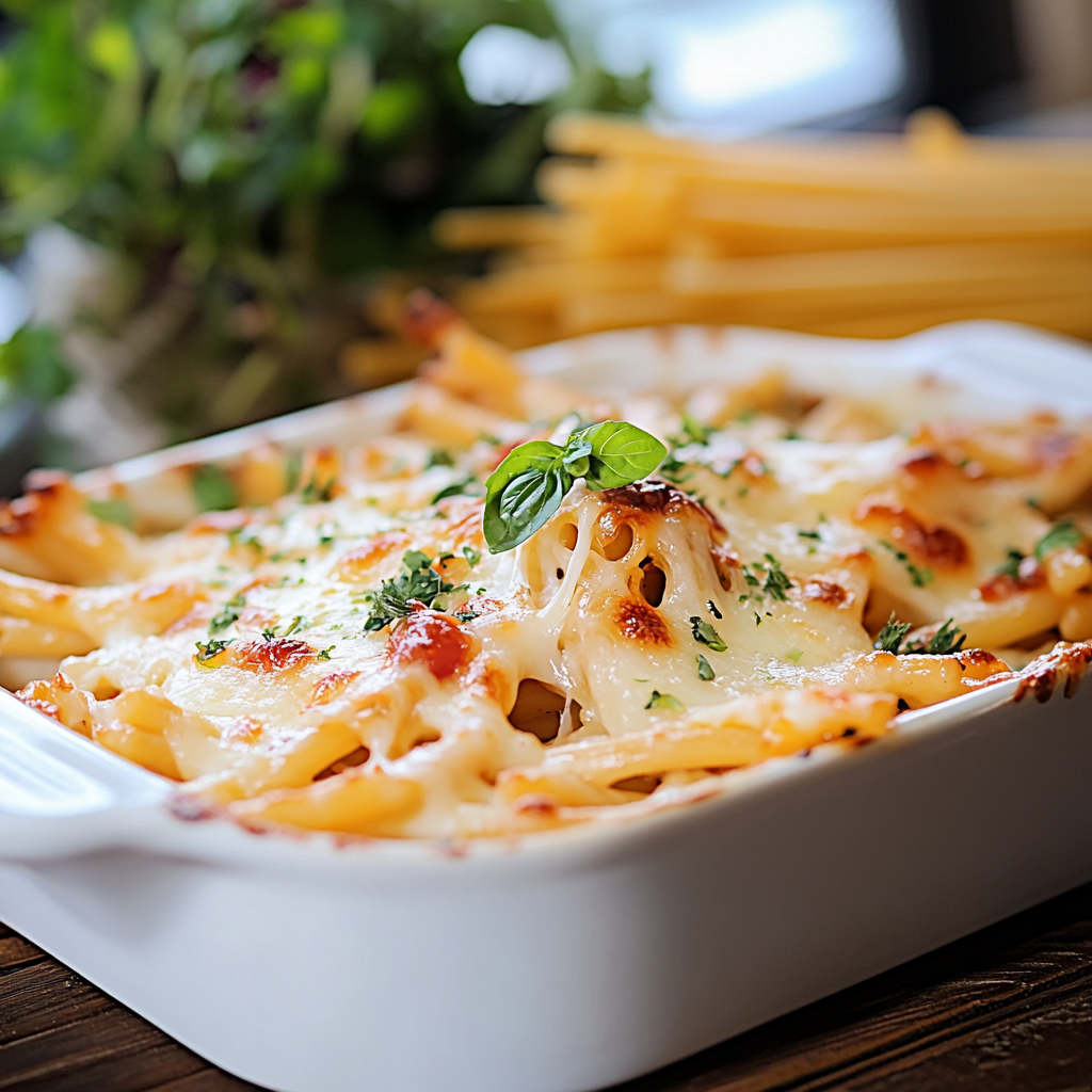 Gratin de spaghetti facile depuis recettemoderne