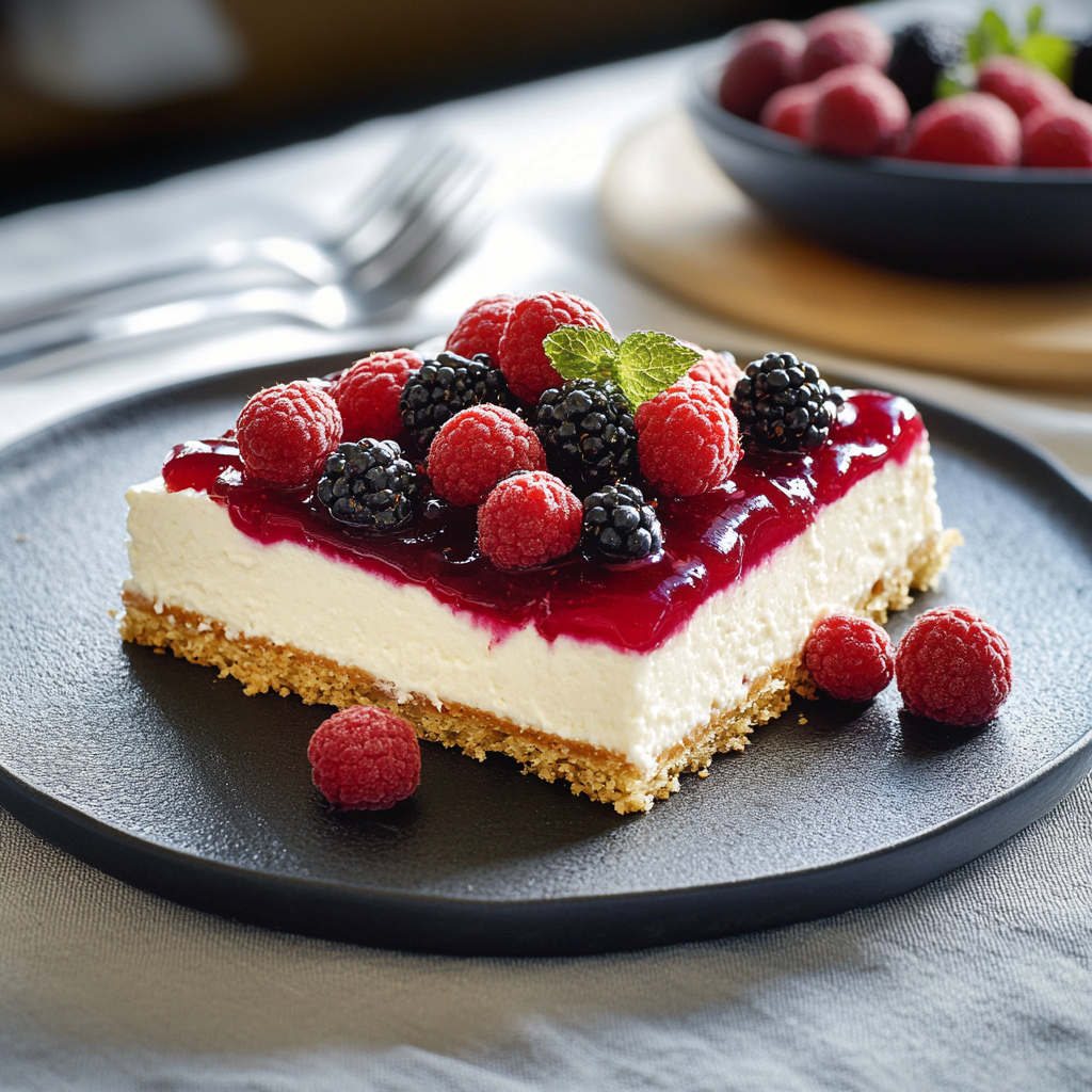 Gâteau léger et moelleux, garni de confiture de framboise depuis recettemoderne