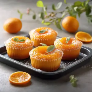 Financiers orange-fleur d'oranger depuis recettemoderne