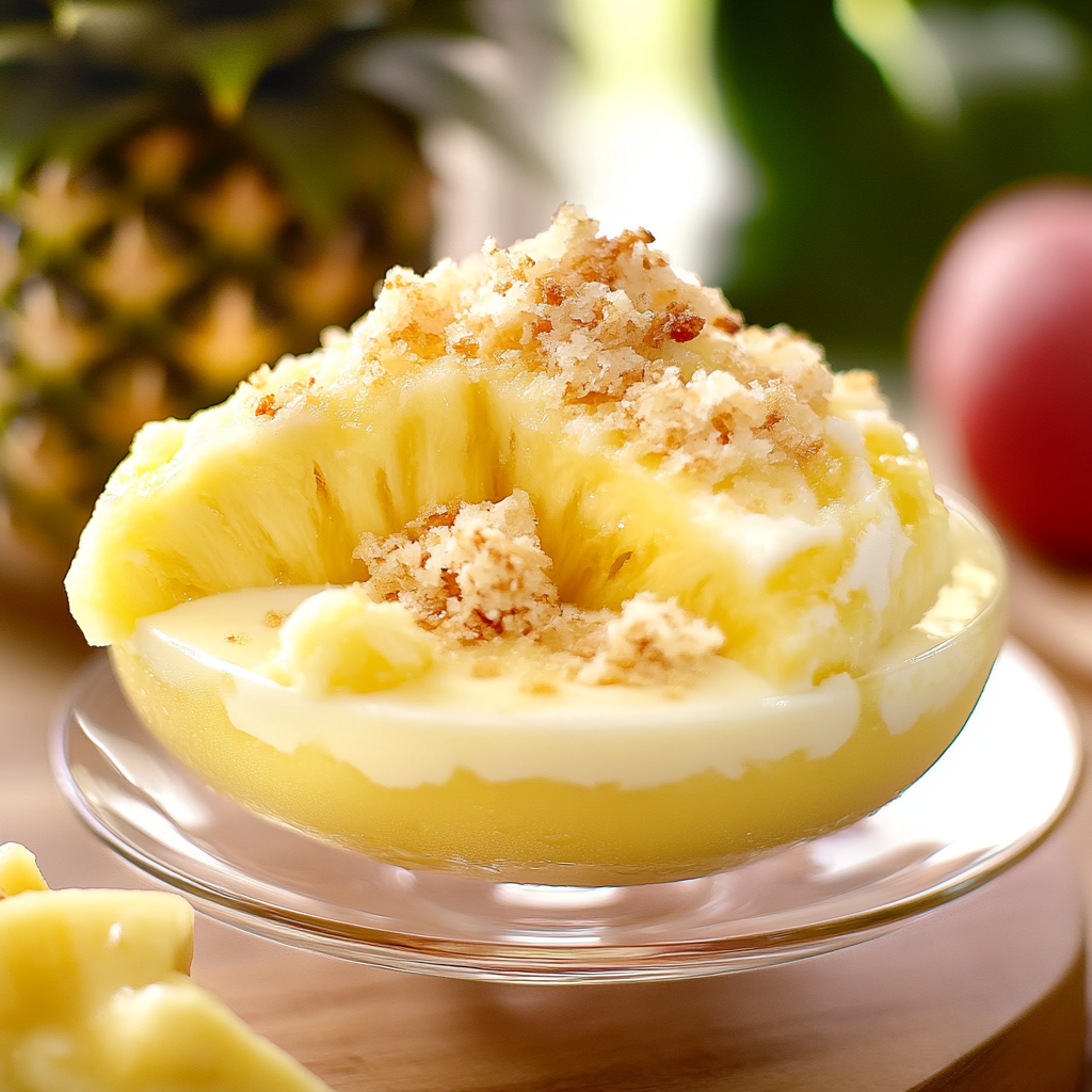 Moelleux à l'Ananas façon Piña Colada