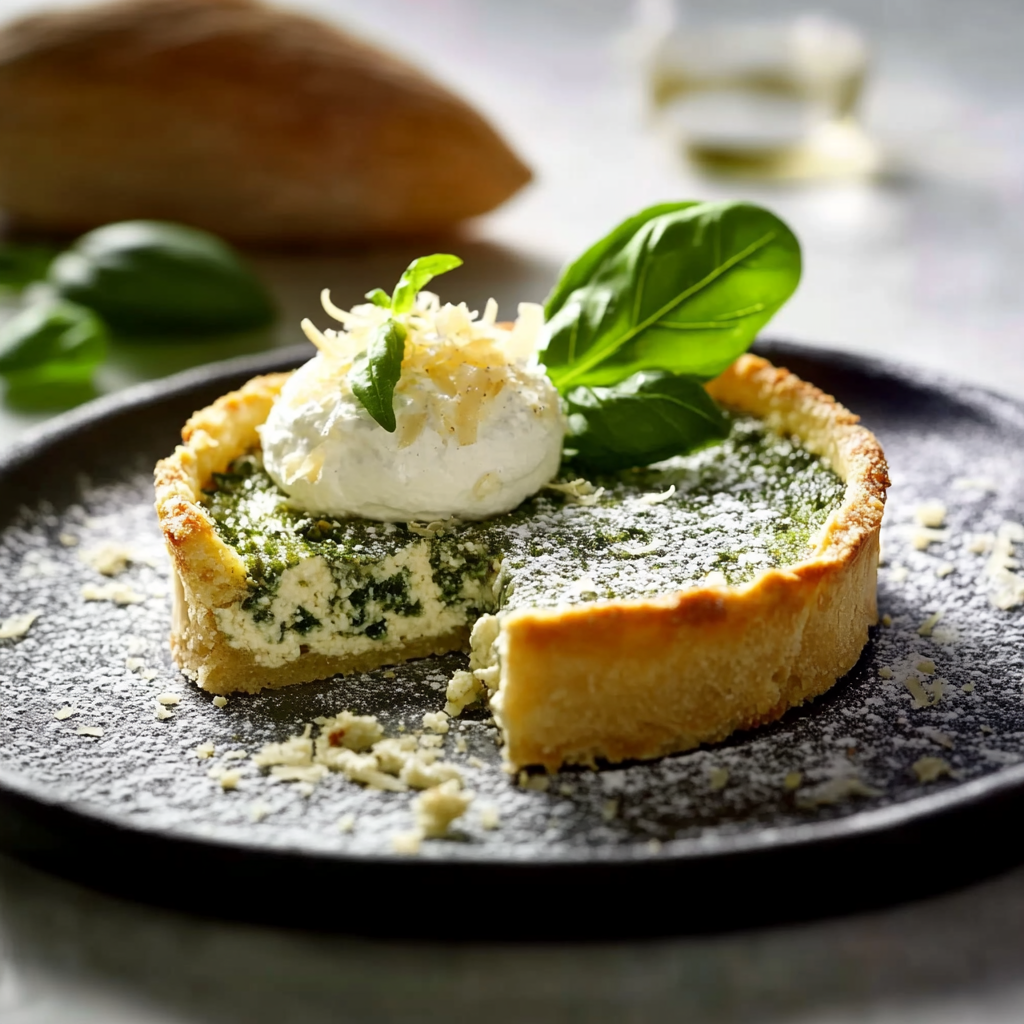 TARTE ÉPINARDS RICOTTA au Parmesan depuis recettemoderne
