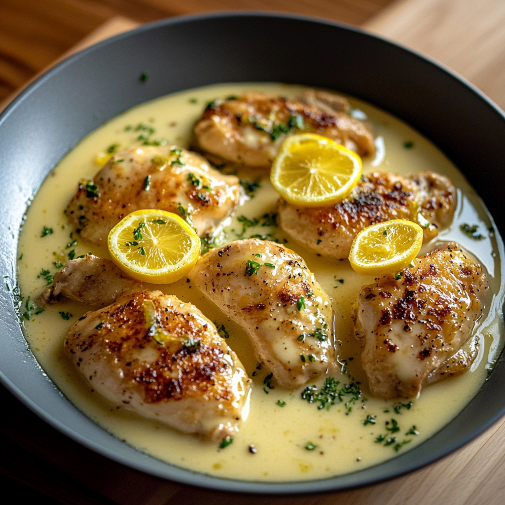 Piccata de poulet crémeux au citron depuis recettemoderne