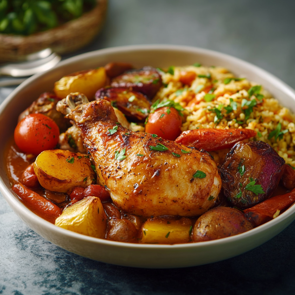 Poulet à l'espagnole depuis recettemoderne