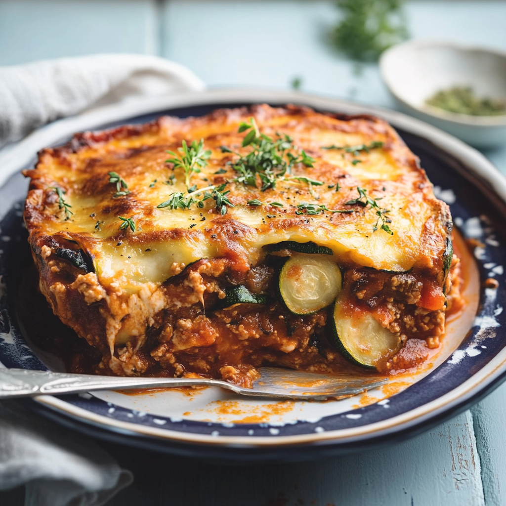 Moussaka aux courgettes depuis recettemoderne