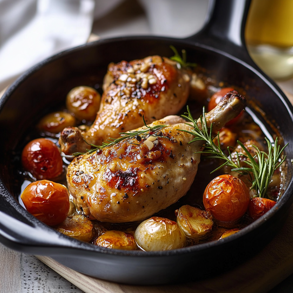 CUISSES DE POULET AU FOUR AVEC LA MARINADE depuis recettemoderne