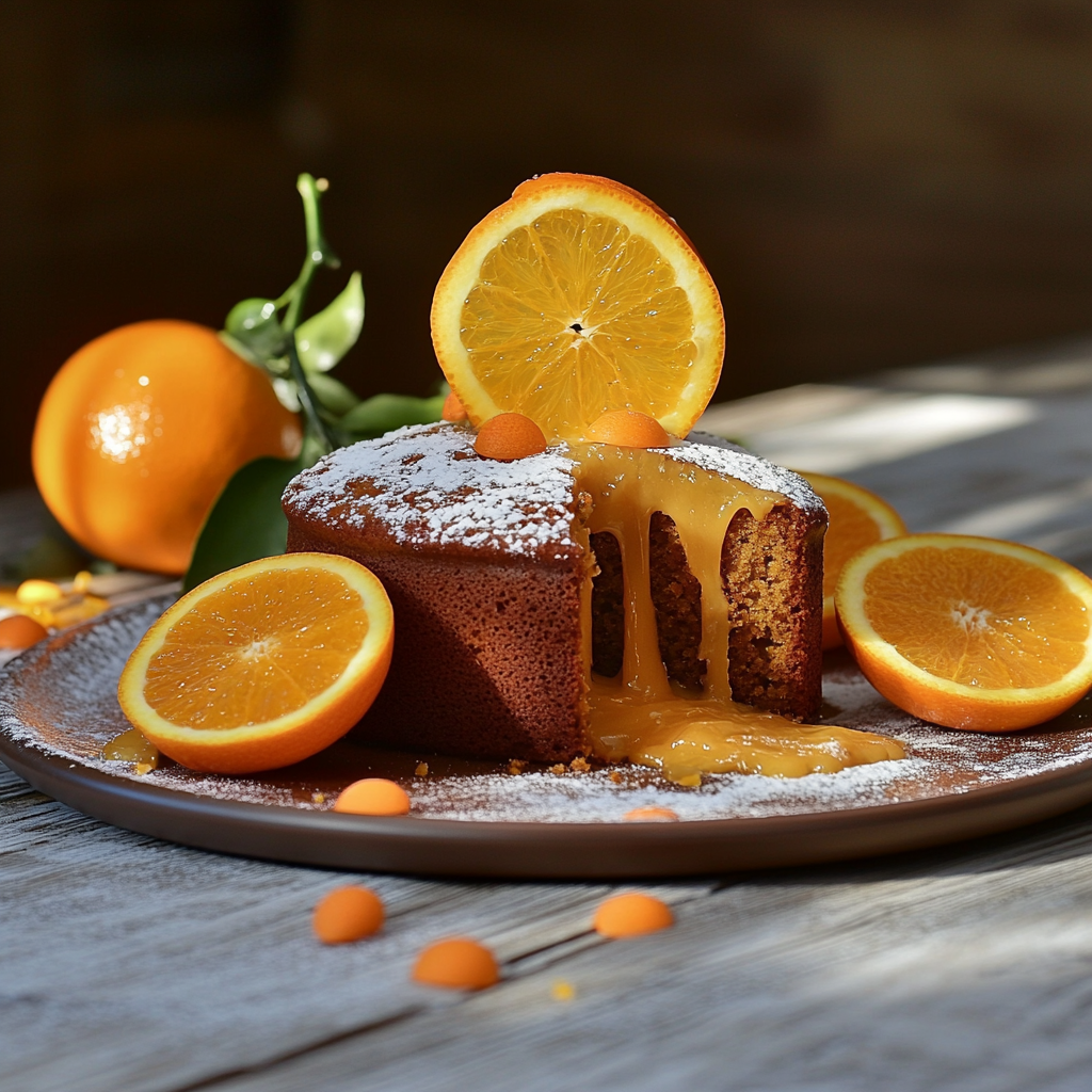 Fondant à l'Orange : Moelleux et Fruité