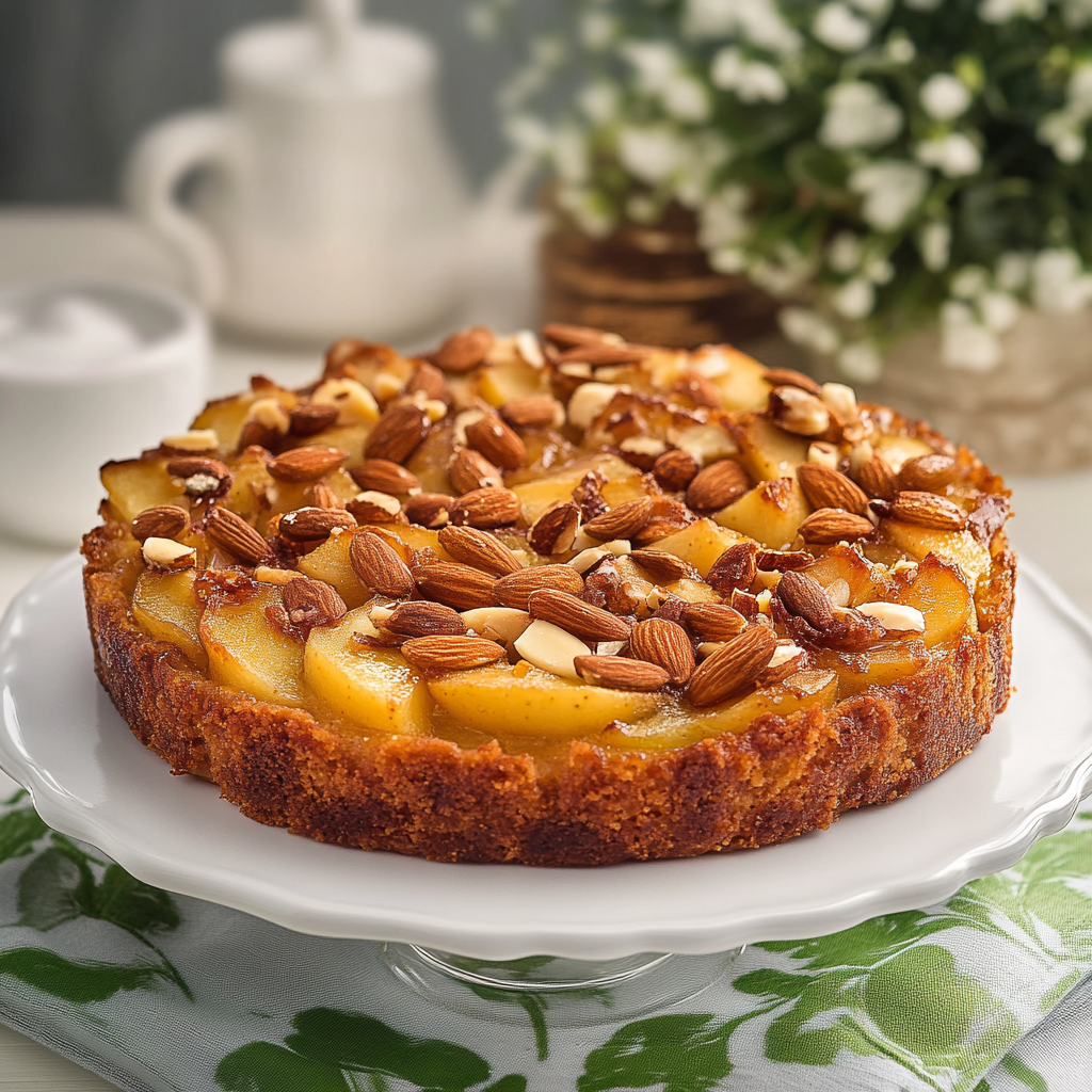 La Grimolle aux pommes et aux amandes depuis recettemoderne
