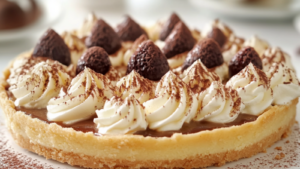 Tarte Infiniment Café : Délice au Café et Crème Onctueuse