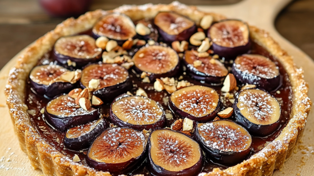 Tarte aux Figues et Crème d’Amandes