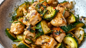Le Sauté de Poulet et Courgette depuis recettemoderne