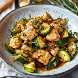 Le Sauté de Poulet et Courgette depuis recettemoderne