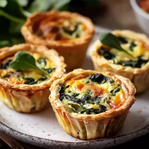 Muffins Quiche Épinards depuis recettemoderne