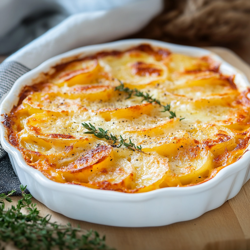 gratin de pommes de terre à la normande depuid recettemoderne