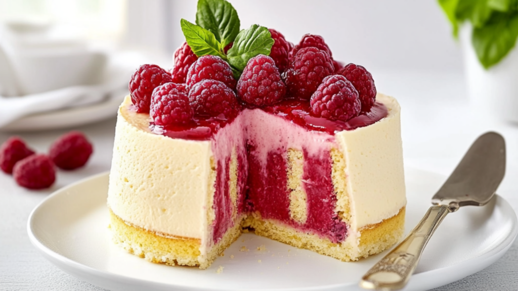 Charlotte Mousse aux Framboises